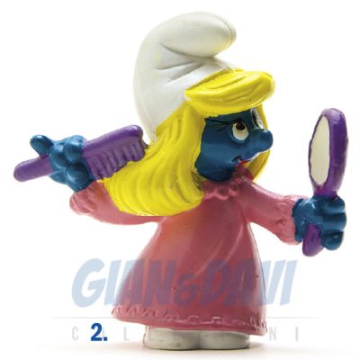 2.0182 20182 Vanity Smurfette Smurf Puffo Puffetta Vanitosa 2A