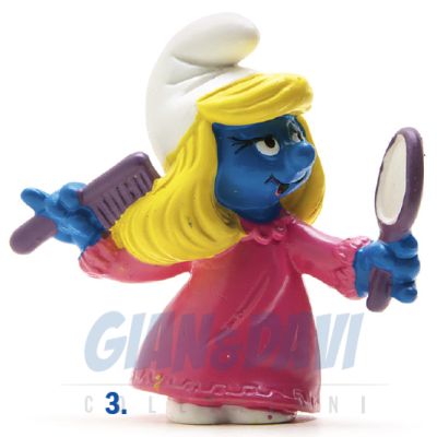 2.0182 20182 Vanity Smurfette Smurf Puffo Puffetta Vanitosa 3A
