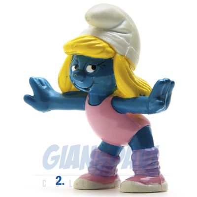 2.0183 20183 Aerobic Smurfette Smurf Puffo Puffetta Aerobica 2A