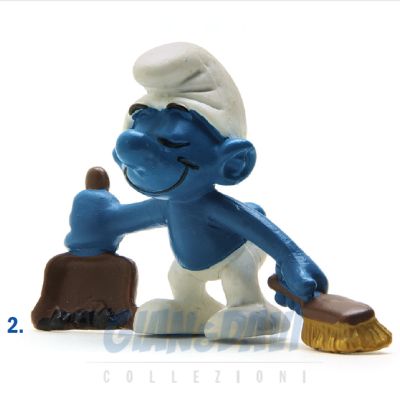 2.0189 20189 Dustpan Smurf Puffo Spazzino 2A