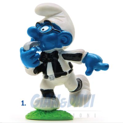 2.0191 20191 Brainy Referee Smurf Puffo Arbitro 1A