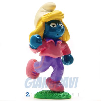 2.0194 20194 Smurfette Jogging Smurf Puffo Puffetta di Corsa 2A