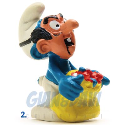 2.0199 20199 Gargamel Mask Smurf Puffo Maschera Gargamella 2A