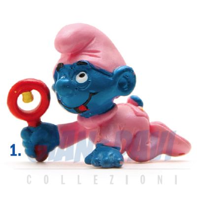2.0202 20202 Pink Baby Smurf Puffo Bimbo Rosa 1A