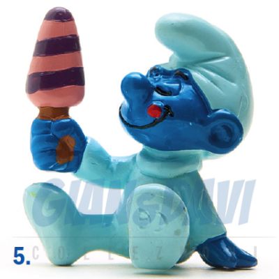 2.0206 20206 Baby with Ice Cream Smurf Puffo Bimbo con Gelato 5A