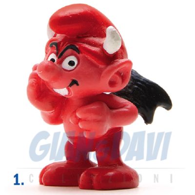 2.0213 20213 Devil Smurf Puffo Diavolo 1A