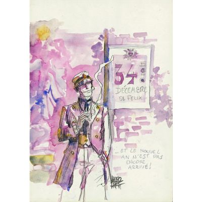Moulinsart Corto Maltese 31001106 Carte postale Agenda 17,5x12,5cm