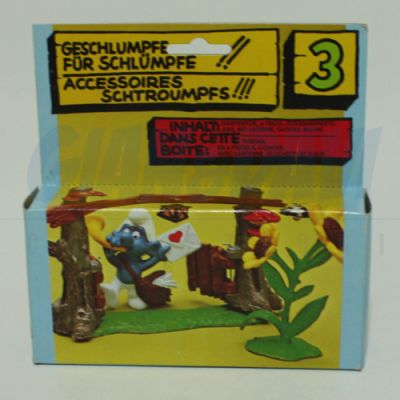 4.0050 40050 Playsat 3. Gate Playset Smurf Entrata dei Puffi 1A + BOX 1