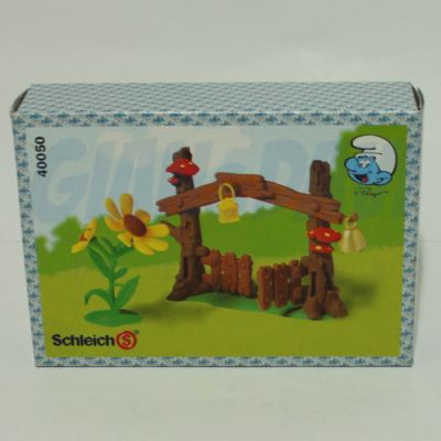 4.0050 40050 Playsat 3. Gate Playset Smurf Entrata dei Puffi 2A + BOX 5 da montare