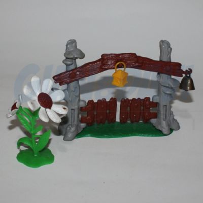 4.0050 40050 Playsat 3. Gate Playset Smurf Entrata dei Puffi 4A 