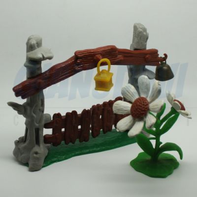 4.0050 40050 Playsat 3. Gate Playset Smurf Entrata dei Puffi 4A Perfetto