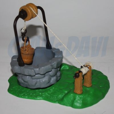 4.0090 40090 Playsat 7. Well Playset Smurf Pozzo dei Puffi 1A