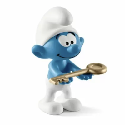 The Smurfs Schleich 2.0795 Smurf with Key