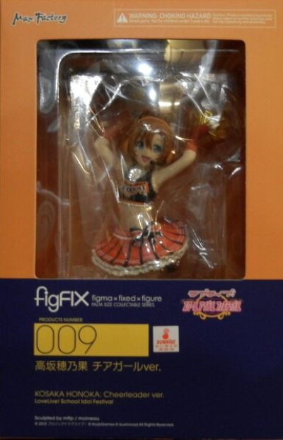 Action Figure Figma FigFIX Max Factory 009 Kosaka Honoka Cheerleader OriginalBox