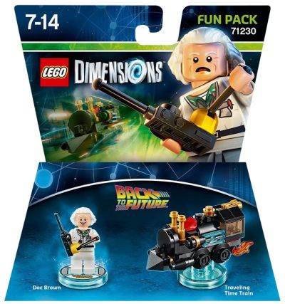 Lego Back to the Future 71230 Dimensions Doc Brown & Traveling Time Train A2016