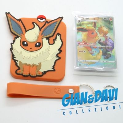 Pokemon Chinese Promo + Holder Sleeve csGc 002/008 Flareon