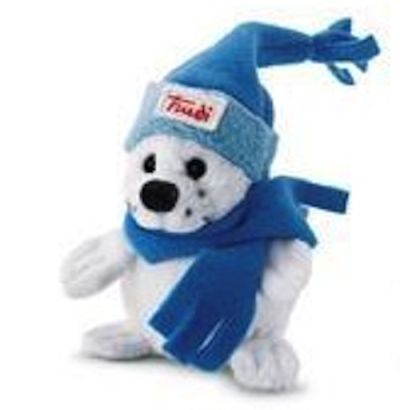 Peluches Peluche Plush Trudi Sweet Collection 29592 Foca Babbo Natale Blu