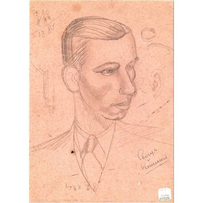 Tintin Moulinsart Museum Postcard 17,5x12,5cm - 80608 CB Illustration Autoportrait