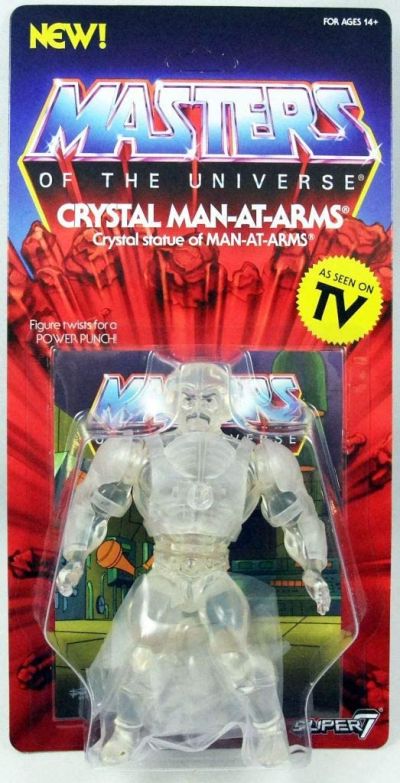 Super7 Masters of the Universe MOTU - Crystal Man-At-Arms