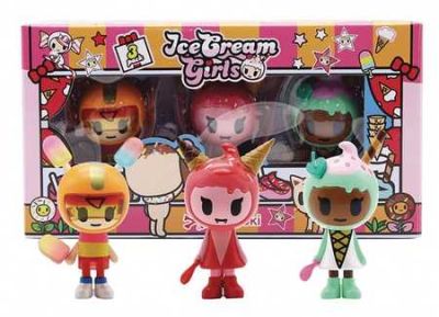 Tokidoki Ice Cream Girls 3 pack