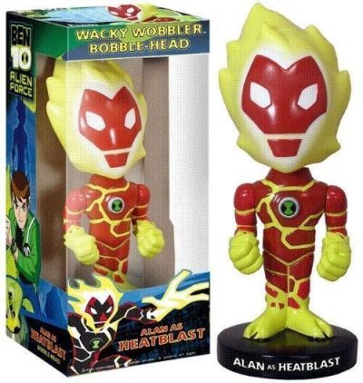 Funko Wacky Wobbler Bobble-Heads Ben 10 Alien Force 8372 Alan as Heatblast