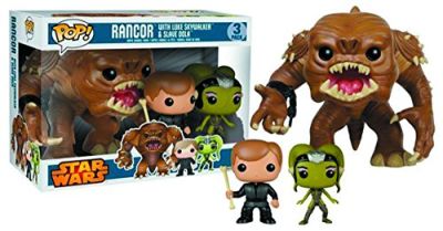 Funko Pop 3-Pack Star Wars 5046 Rancor with Luke Skywalker e Slave Oola