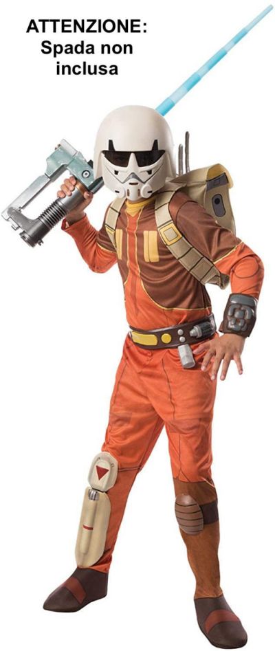 Costume Carnevale Rubies - Star Wars Ezra Bridger Children S 3-4 Anni