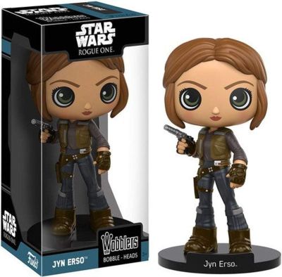 Funko Wobblers Bobble-Heads Star Wars 11382 Jyn Erso SCATOLA ROVINATA