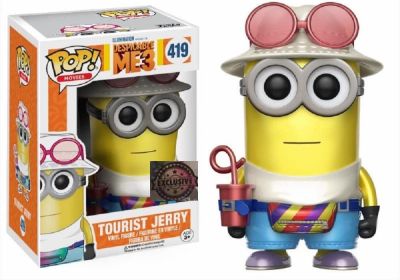 Funko Pop Movies 419 Despicable Me 3 15075 Tourist Jerry Exclusive