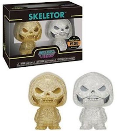 Funko Hikari XS 21186 Master of the Universe Skeleton Gold e Silver 1500 Ps