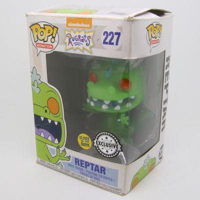 Funko Pop Animation 227 Nickelodeon Rugrats 22576 Reptar GITD SCATOLA ROVINATA