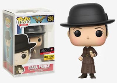 Funko Pop Heroes 230 Wonder Woman 24027 Diana Prince EMP Hot Topic Exclusive