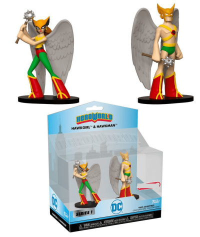 Funko HeroWorld 24129 DC Comics 2-Pack Hawkgirl & Hawkman Exclusive