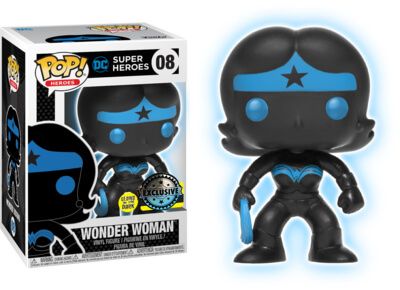 Funko Pop Heroes 08 DC Super Heroes 24748 Wonder Woman Glow Exclusive