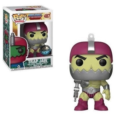 Funko Pop Television 487 Masters Universe MOTU 26154 Trap Jaw Metallic Exclusive