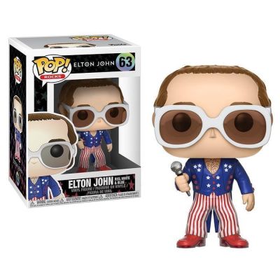 Funko Pop Rocks 63 Elton John 26295 Red White Blue