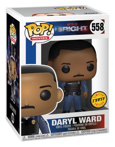 Funko Pop Movies 558 Netflix Bright 27377 Daryl Ward Chase