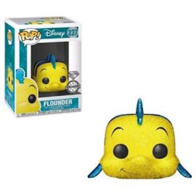 Funko Pop Disney 237 The Little Mermaid 29064 Flounder Glitter Exclusive