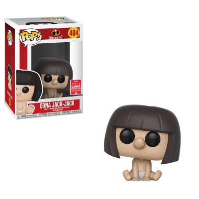 Funko Pop Disney 404 Incredibles 2 29954 Edna Jack-Jack SDCC 2018