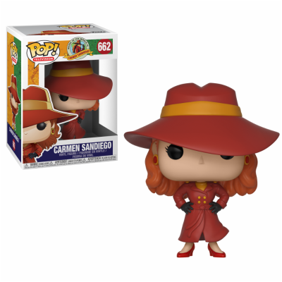 Funko Pop Television 662 Carmen Sandiego 32039 Carmen Sandiego