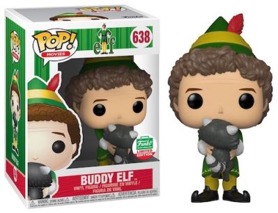 Funko Pop Movies 638 Elf 32338 Buddy Elf with Raccoon Funko Shop