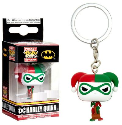 Funko Pocket Pop Keychain DC Comics 35325 Harley Queen Holiday