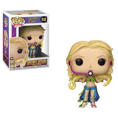 Funko Pop Rocks 98 Britney Spears 36651 Britney Spears PLASTICA e Box ROVINATI