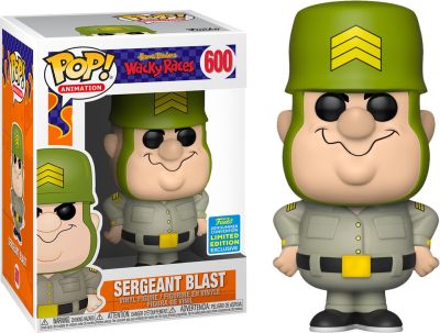 Funko Pop Animation 600 Hanna & Barbera Wacky Races 40230 Sergeant Blast SDCC2019