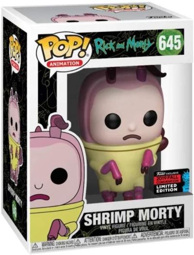 Funko Pop Animation 645 Rick and Morty 43380 Shrimp Morty NYCC2019