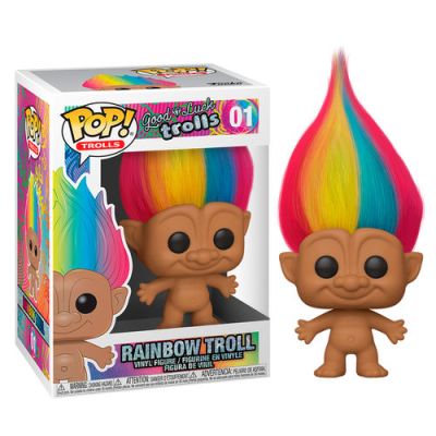 Funko Pop Trolls 01 Good Luck Trolls 44604 Rainbow Troll