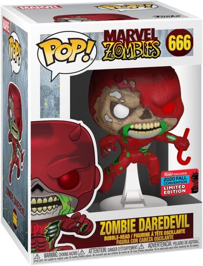 Funko Pop Marvel 666 Marvel Zombies 47871 Daredevil NYCC2020