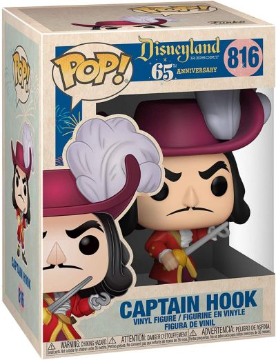 Funko Pop Disney 816 Disneyland 65yh Anniversay 51375 Captain Hook