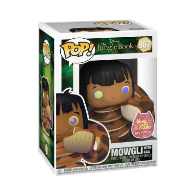 Funko Pop Disney 987 The Jungle Book 51414 Mogli with Kaa Very Neko Exclusive