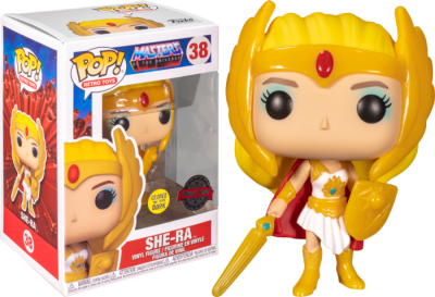 Funko Pop Retro Toys 38 Masters Universe MOTU 51438 She-Ra GITD